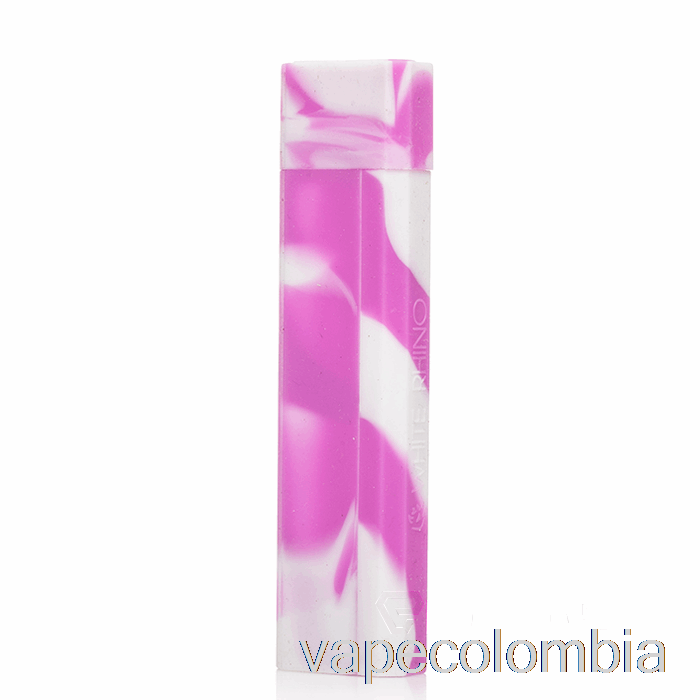 Vape Desechable Rinoceronte Blanco Silicona Dab Out [cuarzo] Blanco Púrpura (brillo Uv)